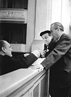 Franz Konwitschny, Max Burghardt und Werner Egk (1958)