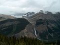 Daly Glacier and Takakkaw Falls from the Iceline Trail, July 16, 2005