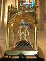 Reliquiari a la catedral de Györ (ca. 1420), provinent d'Oradea