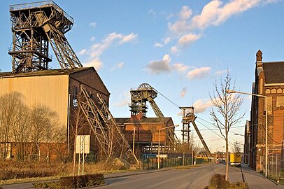 Oude steenkolenmijn Radbod