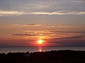 Image 71Sunset over Lake Winnebago. (from Geography of Wisconsin)