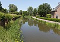 Maassluis, Blick auf eine Strasse (der Weverskade hinter dem Buizerdflat)