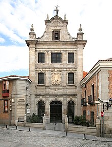 Madrid, iglesia catedral castrense del sacramento (cattedrale delle forze armate), facciata 02.jpg