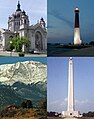 Image 2Clockwise from bottom left: a site, a building, a structure and an object. All are examples of National Register of Historic Places property types. (from National Register of Historic Places property types)