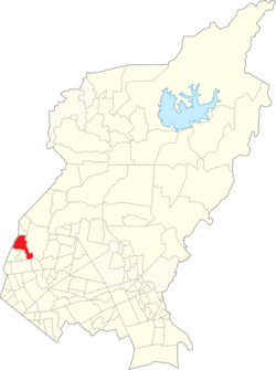 Map of Quezon City showing Balingasa