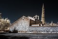 L'église Sainte-Marie du Vila en infrarouge