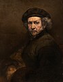 Rembrandt, Autopotret s beretkom, 1659.