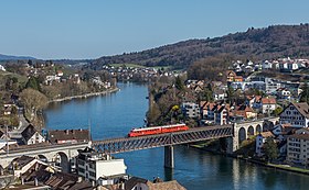 Feuerthalen vom Munot aus gesehen