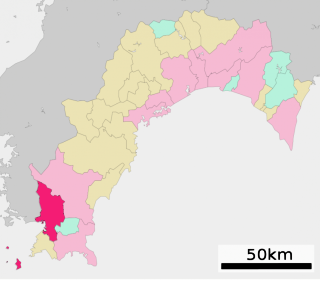 宿毛市位置図