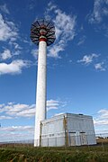 La tour de télédiffusion.