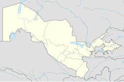 Qarshi ubicada en Uzbekistán