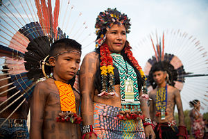 Índios Karajá Xambioá (Marcelo Camargo/Agência Brasil)