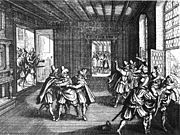 Matthäus Merian képe a második prágai defenesztrációról