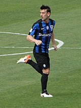 Gianpaolo Bellini em um uniforme do Atalanta