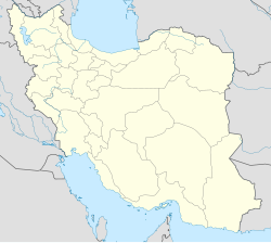 Ligging van Susa op 'n kaart (Iran)