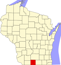 Koartn vo Green County innahoib vo Wisconsin