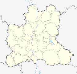 Dankov ubicada en Óblast de Lípetsk