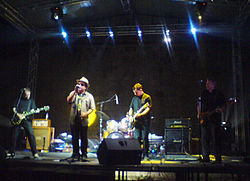 Pankrti performing at the 2009 Nisomnia festival.