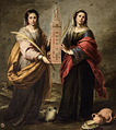 Santas Justa y Rufina, por Bartolomé Esteban Murillo