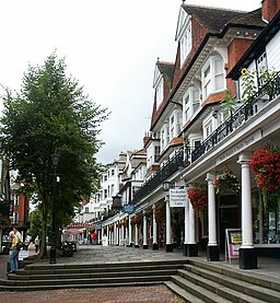 The Pantiles i centrala Royal Tunbridge Wells