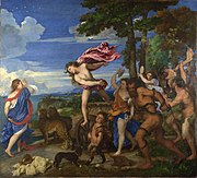 Titian Bacchus and Ariadne