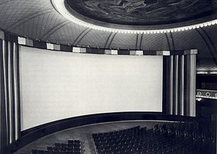 Vinterpalatsets cinerama-duk 1958