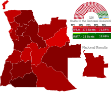 2012 Angolan parliamentary election by voteshare.svg