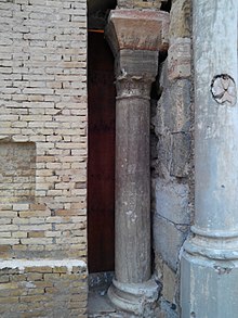 Columna bizantina catedral de Cartagena