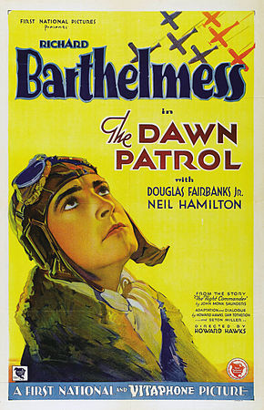 Description de l'image Dawn-Patrol-1930-Poster.jpg.