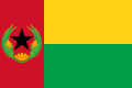 Bandera usada nel periodu 1975-1992, mui asemeyada a la bandera de Guinea-Bisáu.