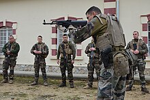 تمرین با Ak-47در ارتش فرانسه