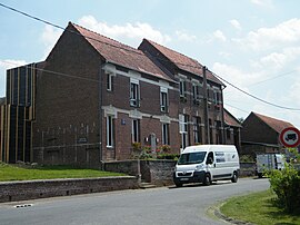 The town hall in Laviéville