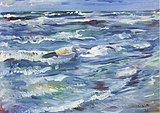 Lovis Corinth, See by La Spezia, 1914