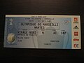 Ticket OM - FC Nantes (1/2 Coupe de France).