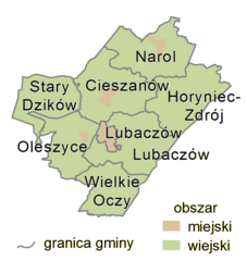 Plan powiatu lubaczowskiego