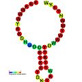 RF_site1: Secondary structure taken from the Rfam database. Family RF01074. Derived from Pseudobase PKB00046PKB00044PKB00240