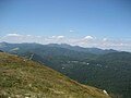 Vue sur le parc national du Risnjak depuis le sommet du Tuhobic.