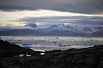 Panorama du fjord vue depuis la rive est.