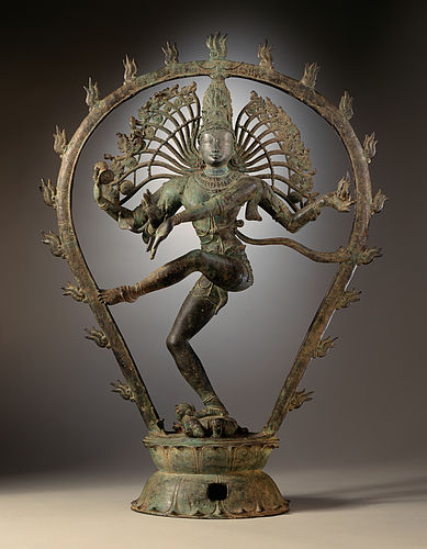 Медное изображение танцующего Шивы (2-я половина X века, Тамил-Наду)