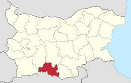 Distretto di Smoljan – Localizzazione