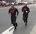 東京マラソンのランニングポリス