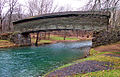 バージニア州で一番古いカバード・ブリッジ、Humpback Covered Bridge