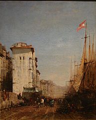 Félix Ziem Quai du port à Marseille