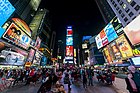 Bright lights of Times Square