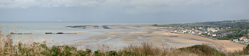 Panoramic view of Asnelles