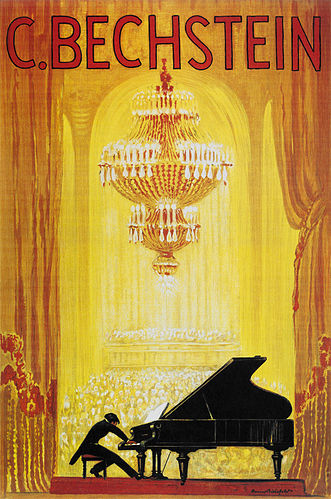 Реклама «К. Бехштейн Пианофортефабрик» (ок. 1920 г.)