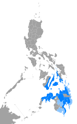 Verspreiding van Cebuano