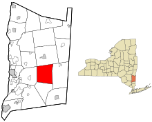 Location of Union Vale, New York