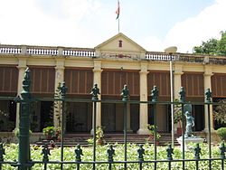 Der ehemalige französische Gouverneurspalast in Chandannagar