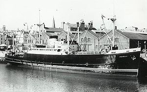 Fenella at the Office Berth, Douglas, Isle of Man.